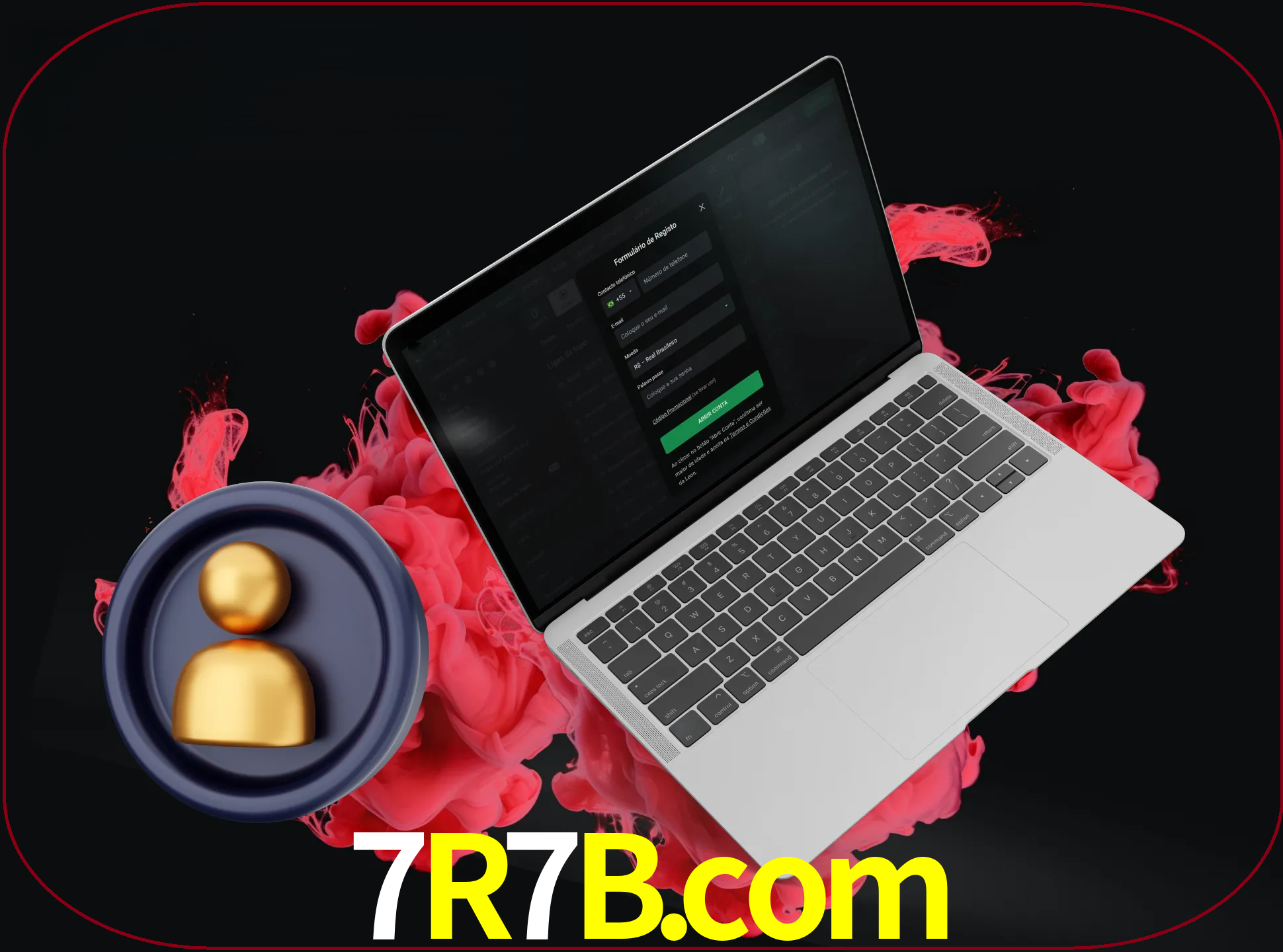 No cabeçalho do site 7r7b, clique no botão que o levará a um formulário especial onde terá de introduzir as suas informações actuais.