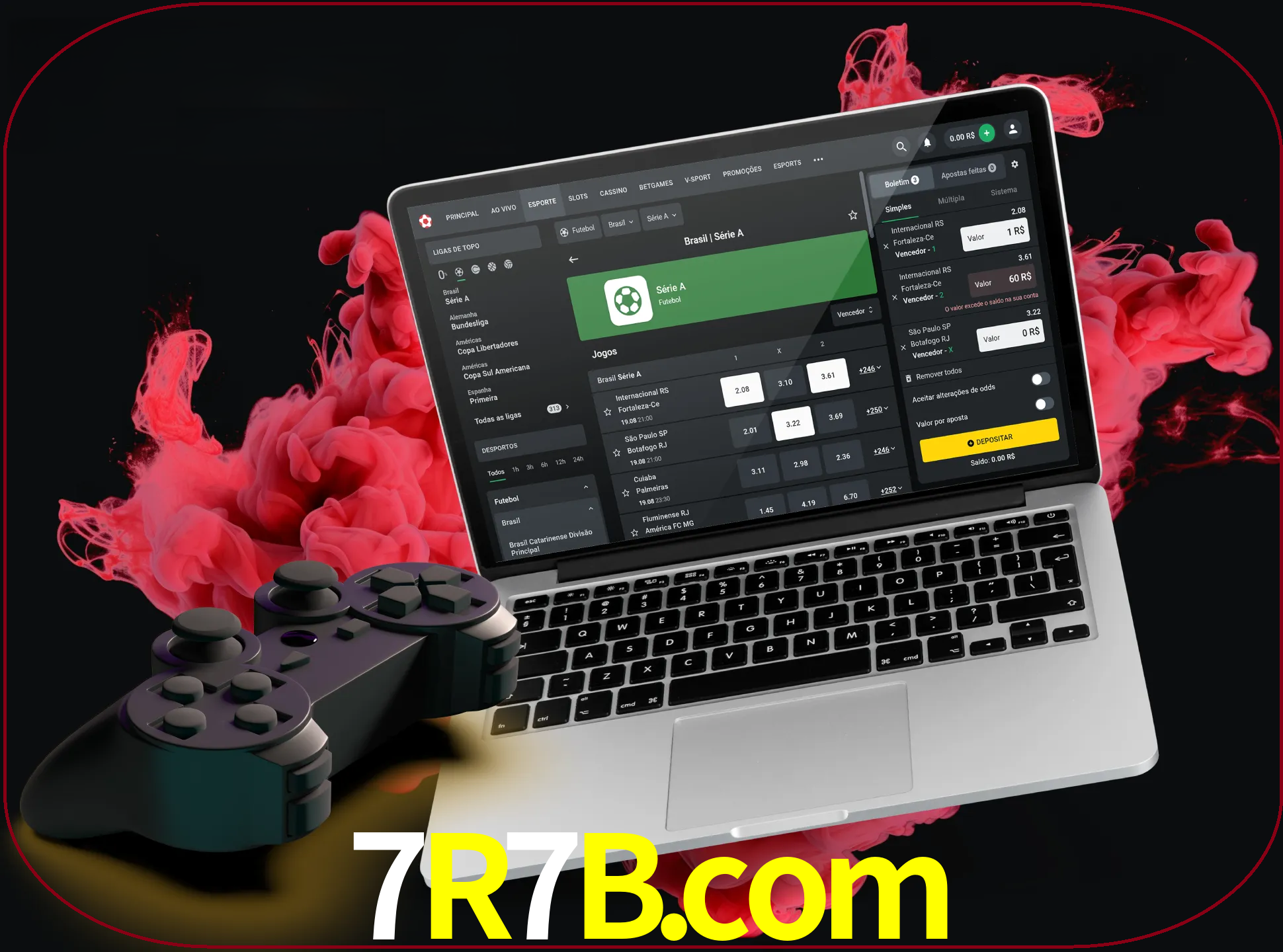 Visite a secção especial de jogos de vídeo em 7r7b para descobrir em que jogos pode apostar e ganhar muito dinheiro.