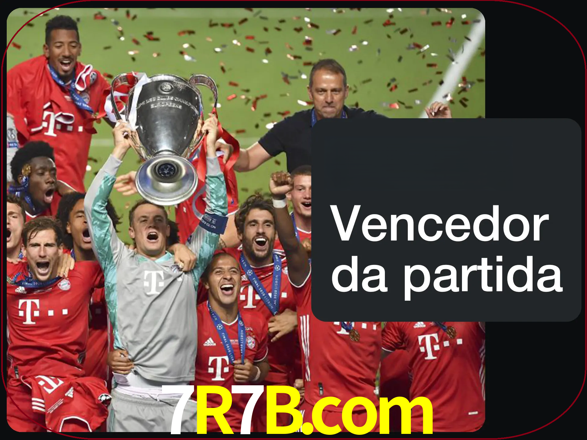 Aposte no vencedor e ganhe uma grande quantia de dinheiro.